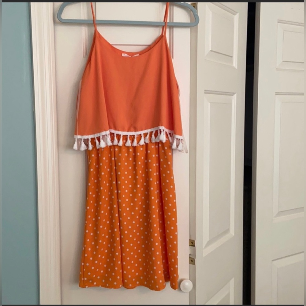 Orange dress